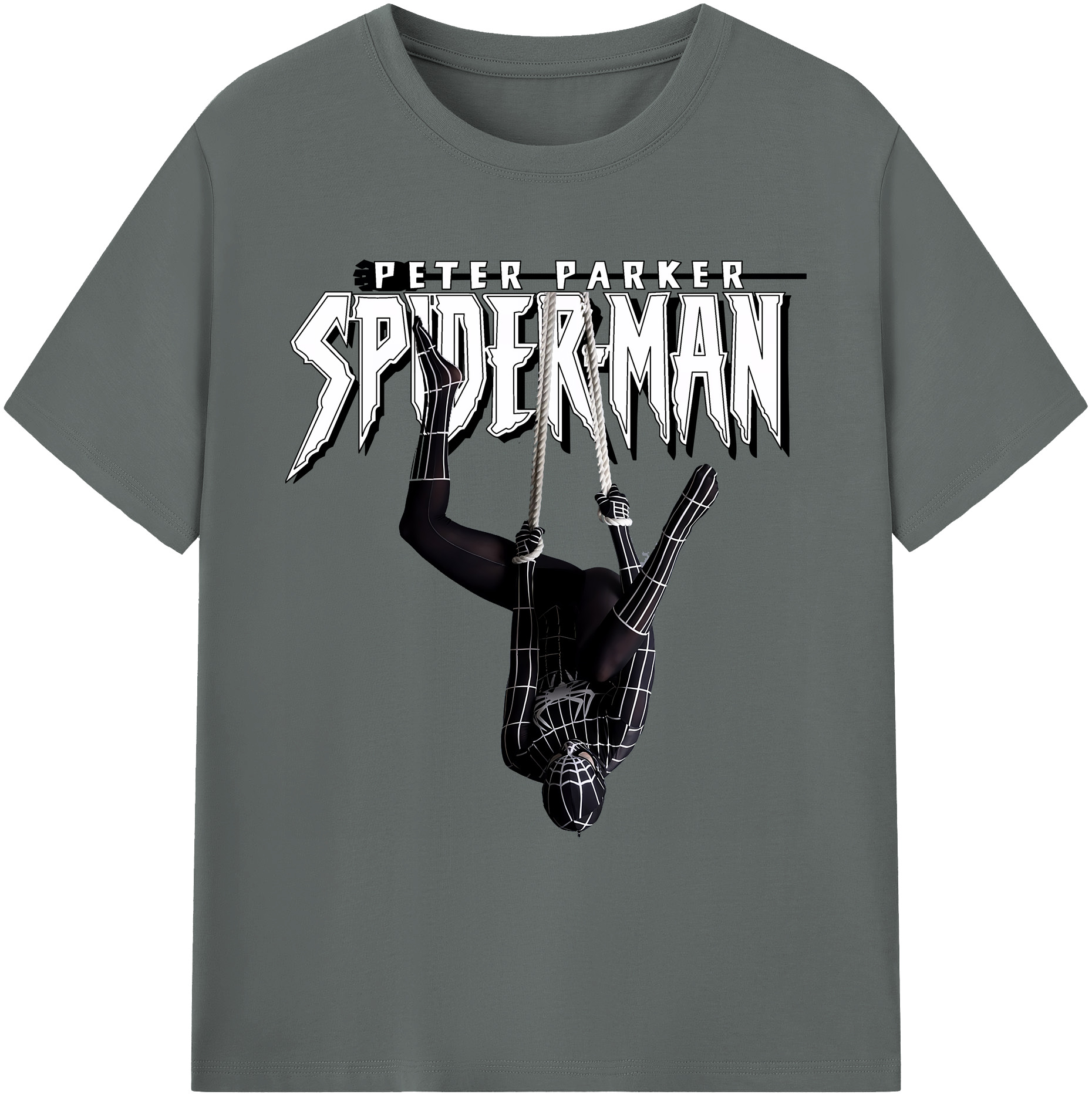 （画像用） Spider Man スパイダーマン 綿100％ メンズ半袖Tシャツ｜肌触りやわらか＆通気性